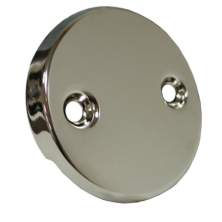 Jones Stephens Polished Nickel Two-Hole Overflow Plate P3565PN